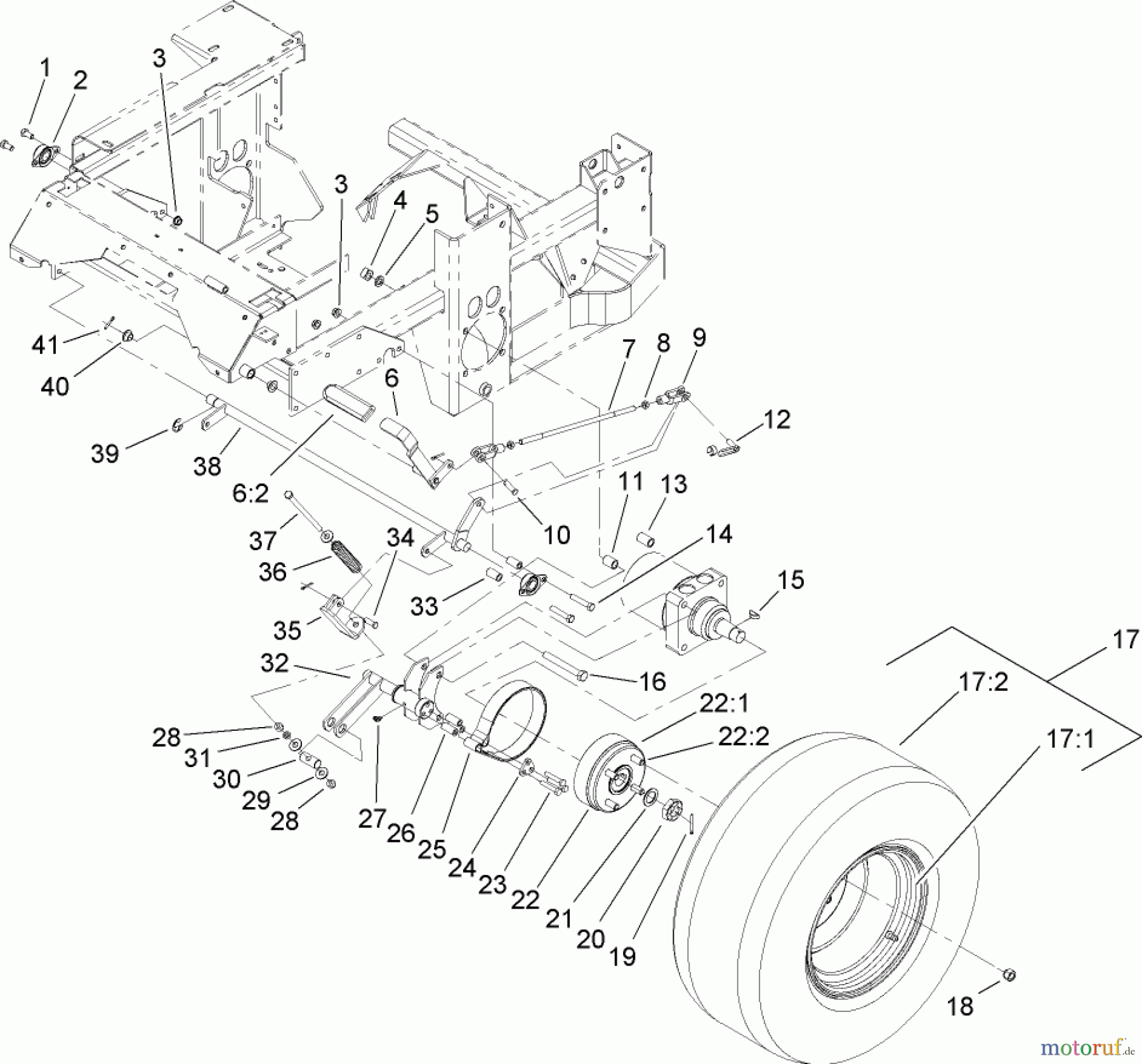  Zerto-Turn Mäher 74269CP (Z597-D) - Toro Z Master Mower, 72