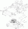 Zerto-Turn Mäher 74269TE (Z597-D) - Toro Z Master Mower, 182cm TURBO FORCE Side Discharge Deck (SN: 260000001 - 260999999) (2006) Spareparts DECK CONNECTION ASSEMBLY