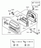 Zerto-Turn Mäher 74270 (Z147) - Toro Z Master Mower, 112cm SFS Side Discharge Deck (SN: 210000001 - 210999999) (2001) Spareparts AIR FILTER/MUFFLER ASSEMBLY KAWASAKI FH500V-DS10
