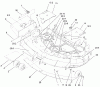 Zerto-Turn Mäher 74270 (Z147) - Toro Z Master Mower, 112cm SFS Side Discharge Deck (SN: 210000001 - 210999999) (2001) Spareparts DECK ASSEMBLY