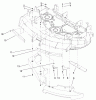 Zerto-Turn Mäher 74270 (Z147) - Toro Z Master Mower, 112cm SFS Side Discharge Deck (SN: 210000001 - 210999999) (2001) Spareparts DECK RECYCLER ASSEMBLY