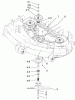 Zerto-Turn Mäher 74270 (Z147) - Toro Z Master Mower, 112cm SFS Side Discharge Deck (SN: 210000001 - 210999999) (2001) Spareparts DECK SPINDLE ASSEMBLY