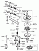 Zerto-Turn Mäher 74270 (Z147) - Toro Z Master Mower, 112cm SFS Side Discharge Deck (SN: 210000001 - 210999999) (2001) Spareparts VALVE/CAMSHAFT ASSEMBLY KAWASAKI FH500V-DS10