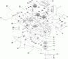 Zerto-Turn Mäher 74271 (Z550) - Toro Z Master Mower, 52" TURBO FORCE Side Discharge Deck (SN: 280000001 - 280999999) (2008) Spareparts DECK ASSEMBLY