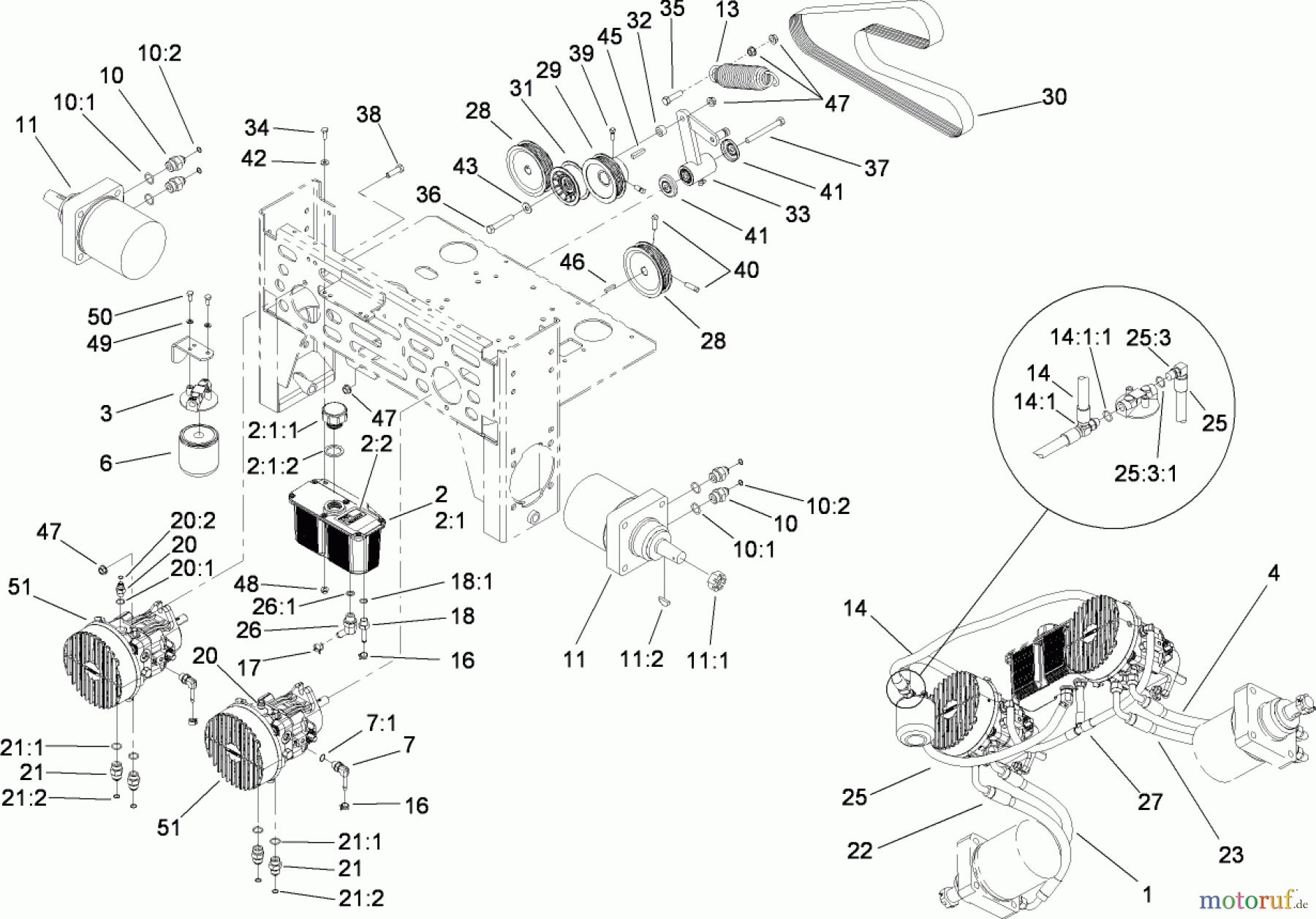  Zerto-Turn Mäher 74271 (Z550) - Toro Z Master Mower, 52