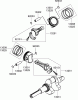 Zerto-Turn Mäher 74271 (Z550) - Toro Z Master Mower, 52" TURBO FORCE Side Discharge Deck (SN: 280000001 - 280999999) (2008) Spareparts PISTON AND CRANKSHAFT ASSEMBLY KAWASAKI FH770D-AS05