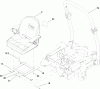 Zerto-Turn Mäher 74271 (Z550) - Toro Z Master Mower, 52" TURBO FORCE Side Discharge Deck (SN: 280000001 - 280999999) (2008) Spareparts ROLL-OVER PROTECTION SYSTEM ASSEMBLY