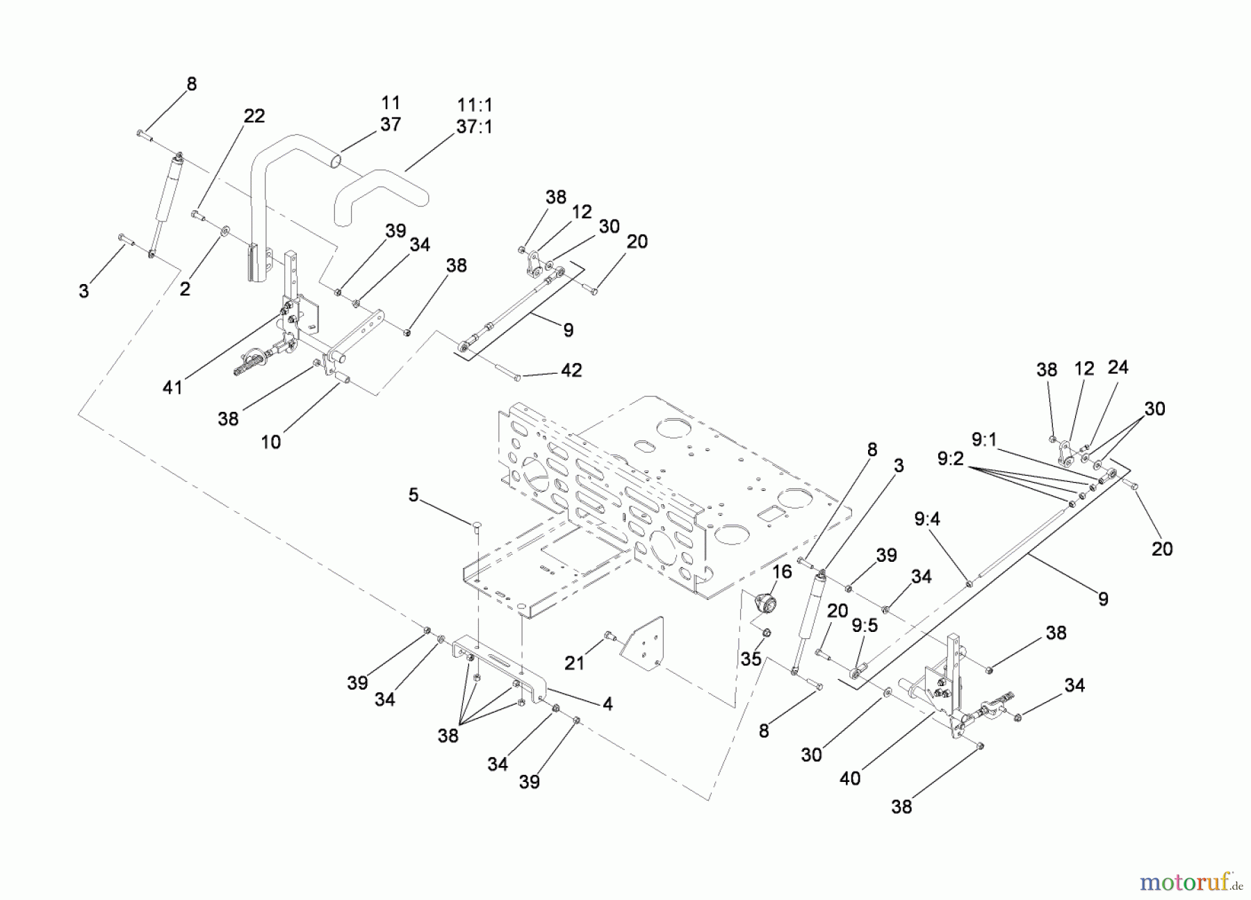  Zerto-Turn Mäher 74271 (Z550) - Toro Z Master Mower, 52