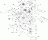 Zerto-Turn Mäher 74271 (Z558) - Toro Z Master Mower, 52" TURBO FORCE Side Discharge Deck (SN: 270002001 - 270999999) (2007) Spareparts DECK ASSEMBLY