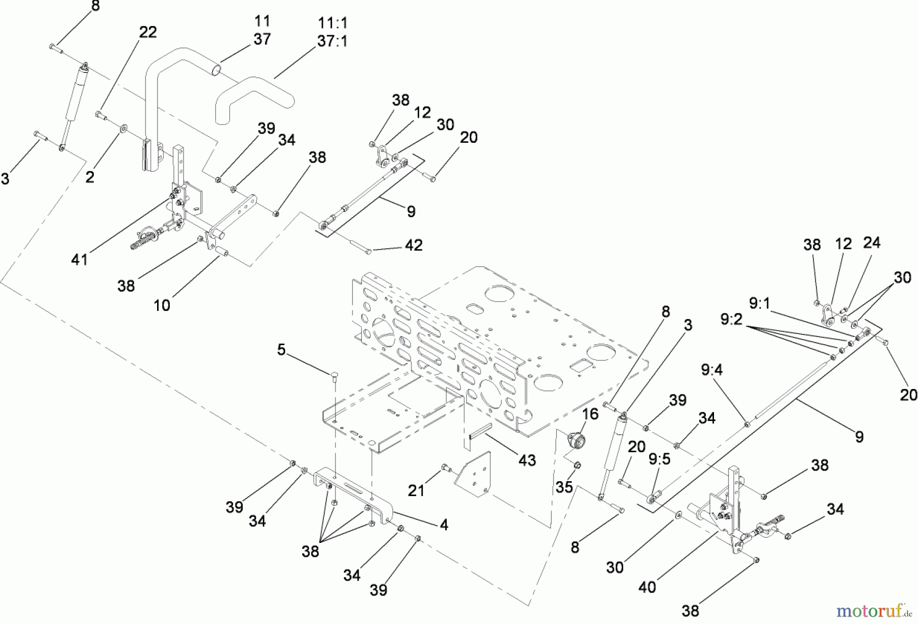  Zerto-Turn Mäher 74272CP (Z550) - Toro Z Master Mower, 60