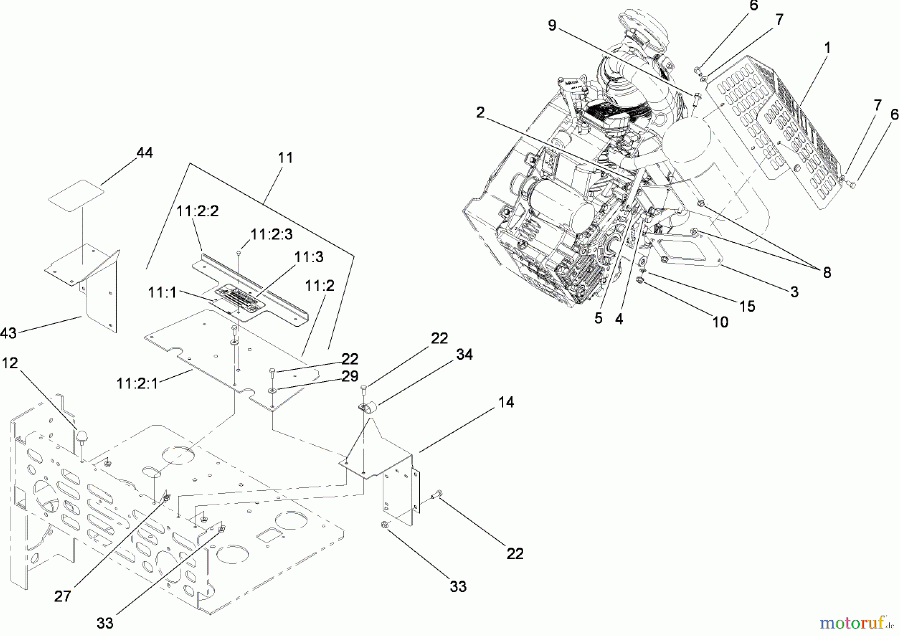  Zerto-Turn Mäher 74273CP (Z550) - Toro Z Master Mower, 72