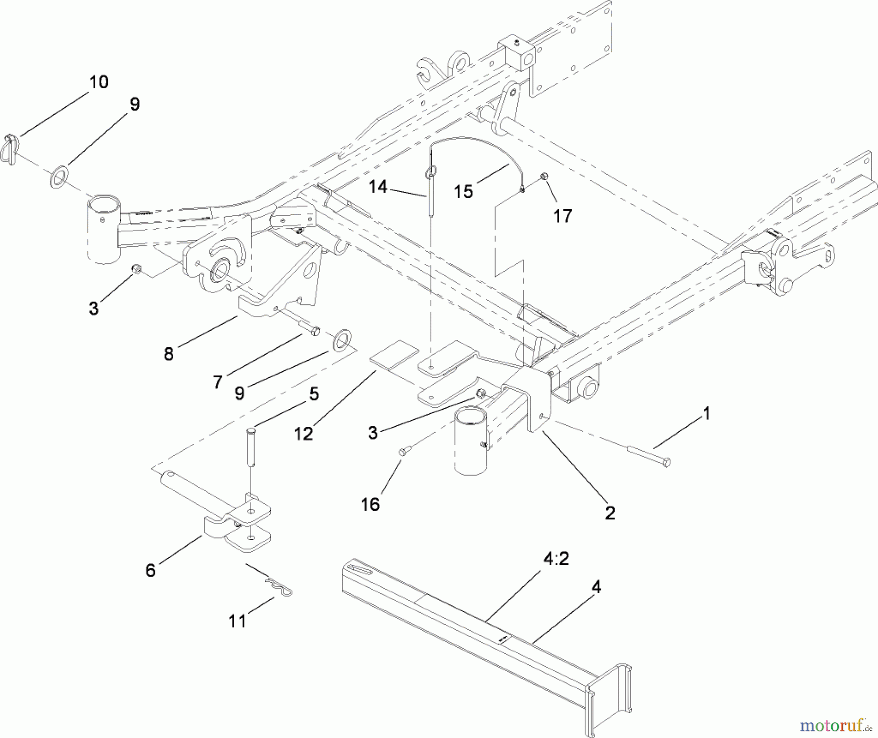  Zerto-Turn Mäher 74273CP (Z550) - Toro Z Master Mower, 72