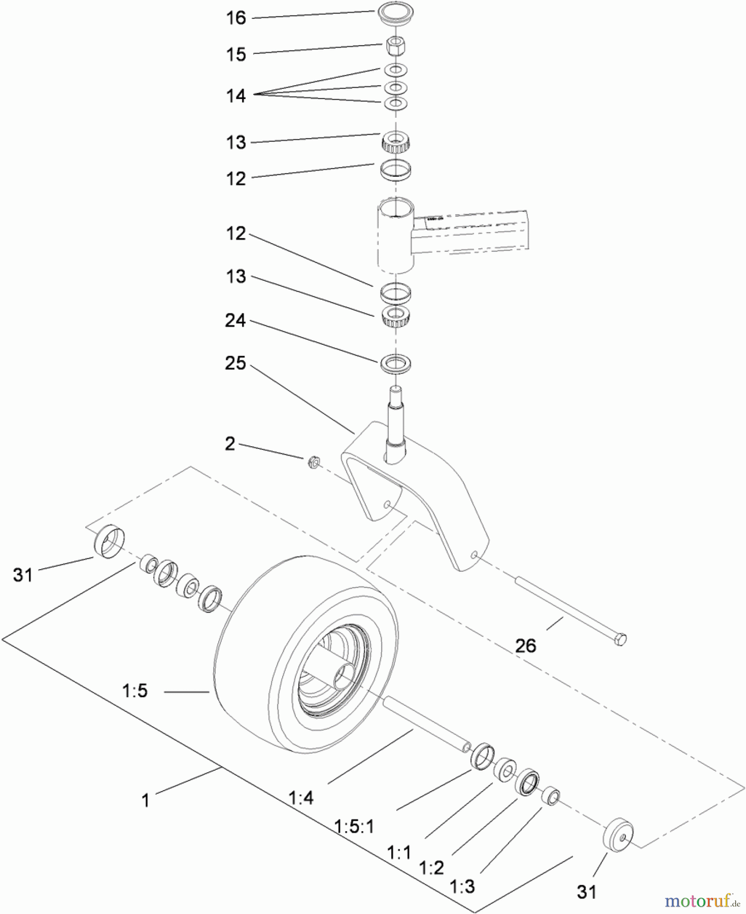  Zerto-Turn Mäher 74274 (Z580-D) - Toro Z Master Mower, 72