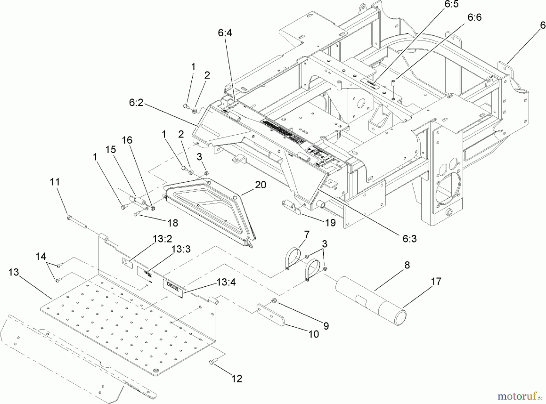  Zerto-Turn Mäher 74274 (Z595-D) - Toro Z Master Mower, 72