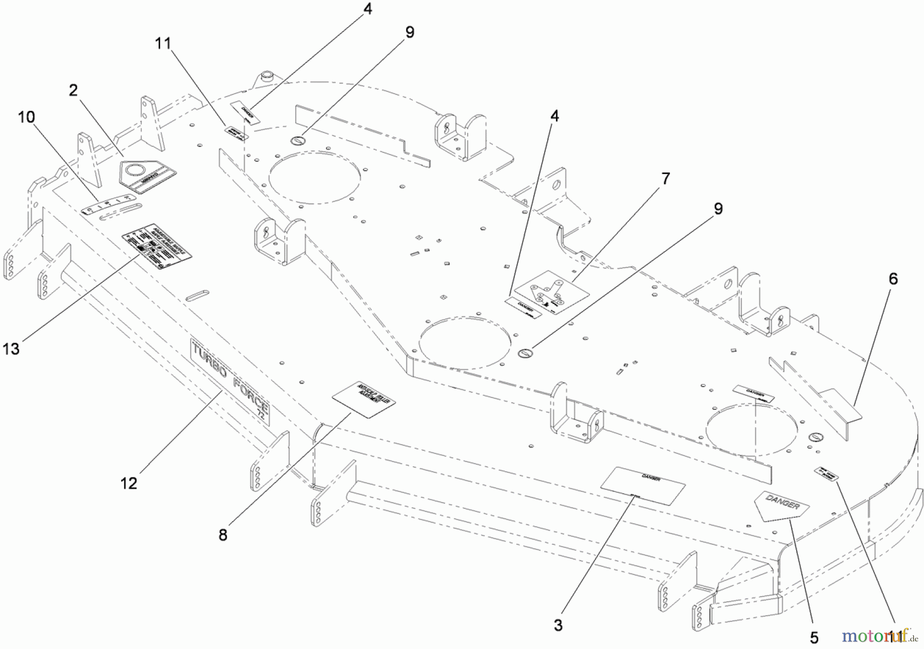  Zerto-Turn Mäher 74274CP (Z580-D) - Toro Z Master Mower, 72