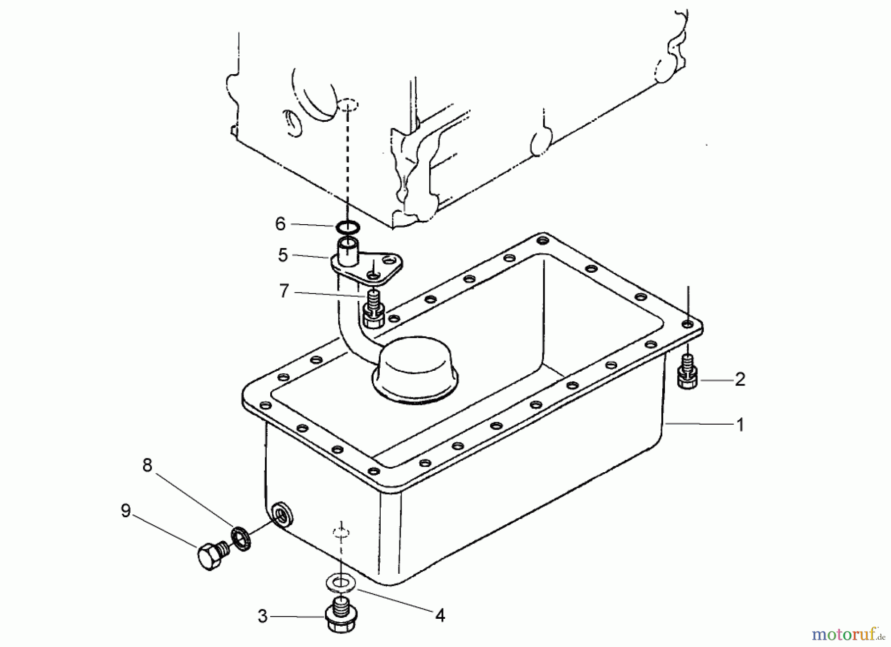  Zerto-Turn Mäher 74279TE (Z593-D) - Toro Z Master Mower, 52 Rear Discharge Deck (SN: 270000001 - 270999999) (2007) OIL PAN ASSEMBLY