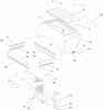 Zerto-Turn Mäher 74279TE - Toro Z Master Riding Mower, 52" Rear Discharge Deck (SN: 312000001 - 312999999) (2012) Spareparts HOOD ASSEMBLY