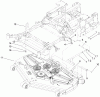 Zerto-Turn Mäher 74280TE (Z597-D) - Toro Z Master Mower, 62 Rear Discharge Deck (SN: 260000001 - 260999999) (2006) Spareparts DECK CONNECTION ASSEMBLY