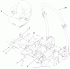 Zerto-Turn Mäher 74280TE (Z597-D) - Toro Z Master Mower, 62 Rear Discharge Deck (SN: 260000001 - 260999999) (2006) Spareparts SEAT AND ROLL-OVER-PROTECTION-SYSTEM ASSEMBLY