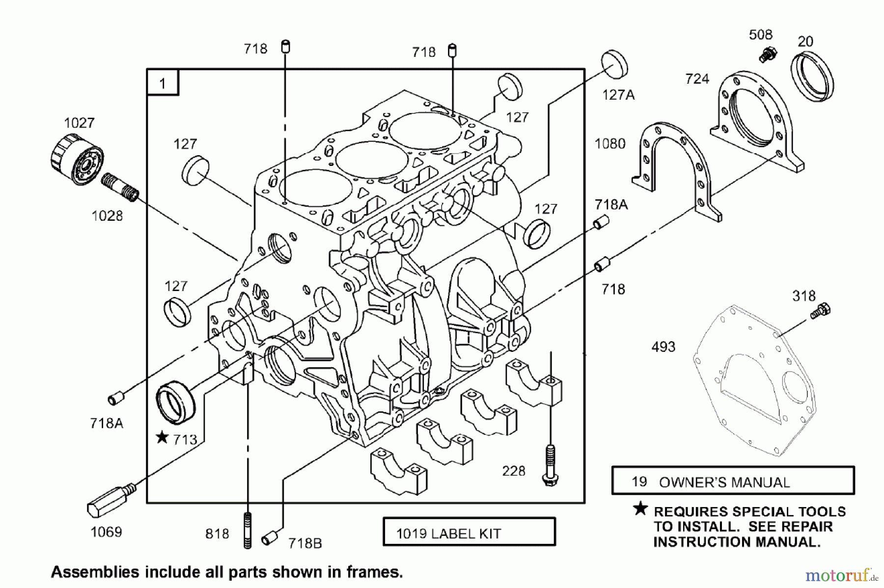  Zerto-Turn Mäher 74280TE (Z597-D) - Toro Z Master Mower, 62 Rear Discharge Deck (SN: 270000001 - 270999999) (2007) CYLINDER ASSEMBLY