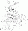 Zerto-Turn Mäher 74280TE (Z597-D) - Toro Z Master Mower, 62 Rear Discharge Deck (SN: 270000001 - 270999999) (2007) Spareparts DECK ASSEMBLY