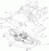 Zerto-Turn Mäher 74281TE (Z597-D) - Toro Z Master Mower, 72 Rear Discharge Deck (SN: 260000001 - 260999999) (2006) Spareparts DECK CONNECTION ASSEMBLY