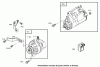 Zerto-Turn Mäher 74281TE (Z597-D) - Toro Z Master Mower, 72 Rear Discharge Deck (SN: 260000001 - 260999999) (2006) Spareparts STARTER MOTOR AND ALTERNATOR ASSEMBLY