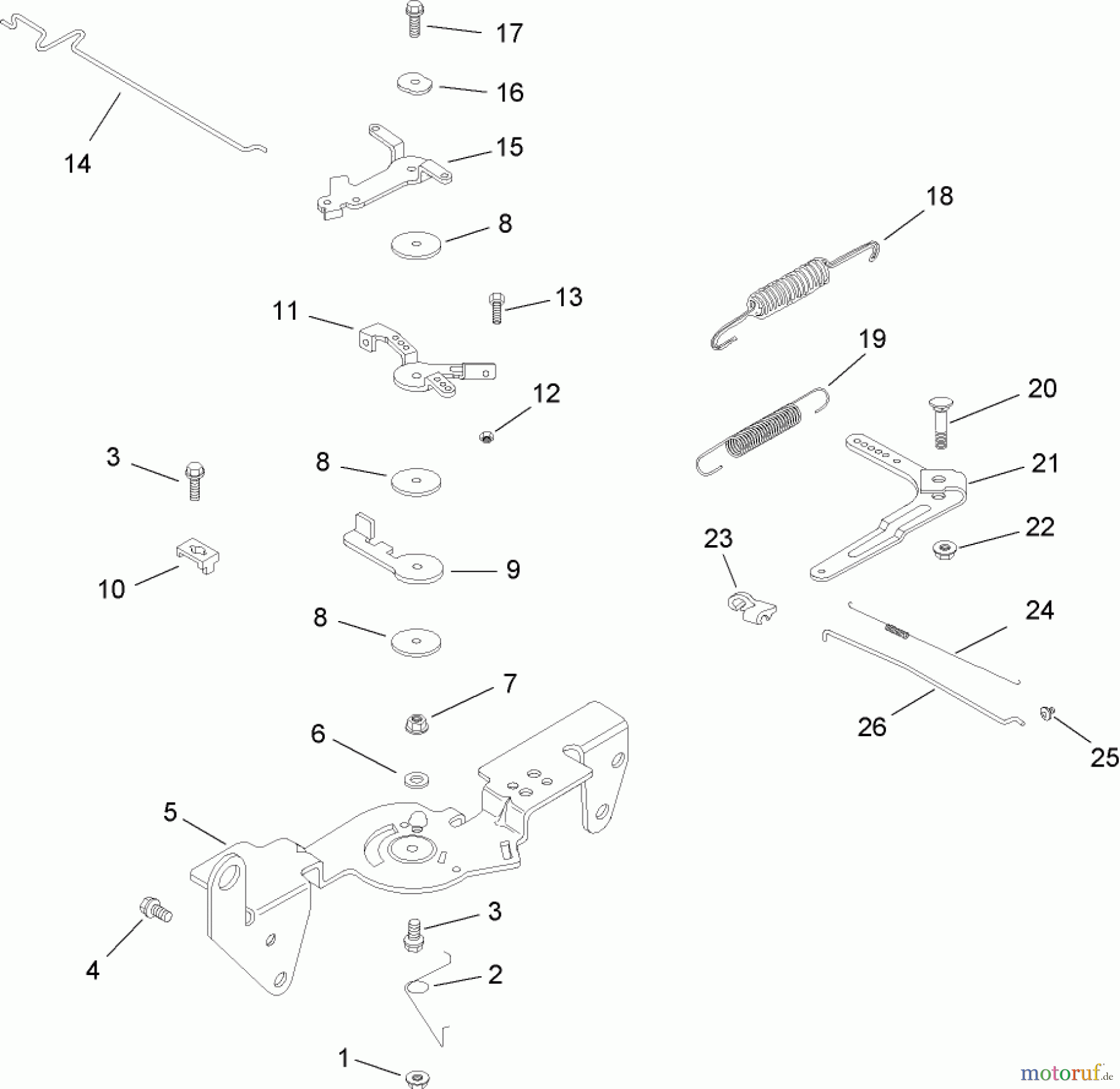  Zerto-Turn Mäher 74282 (Z550) - Toro Z Master Mower, 52