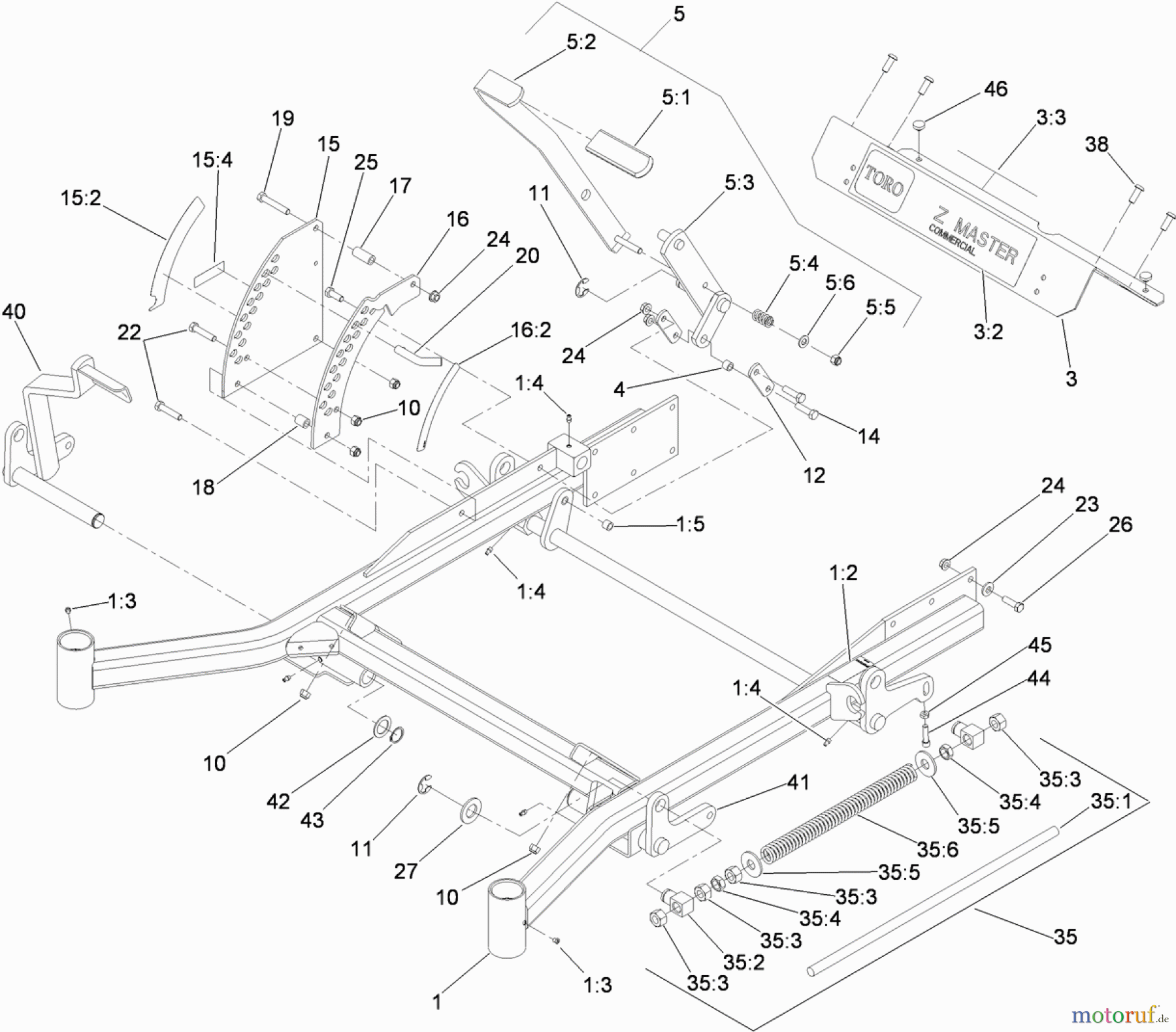  Zerto-Turn Mäher 74295 (Z500) - Toro Z Master Mower, 52