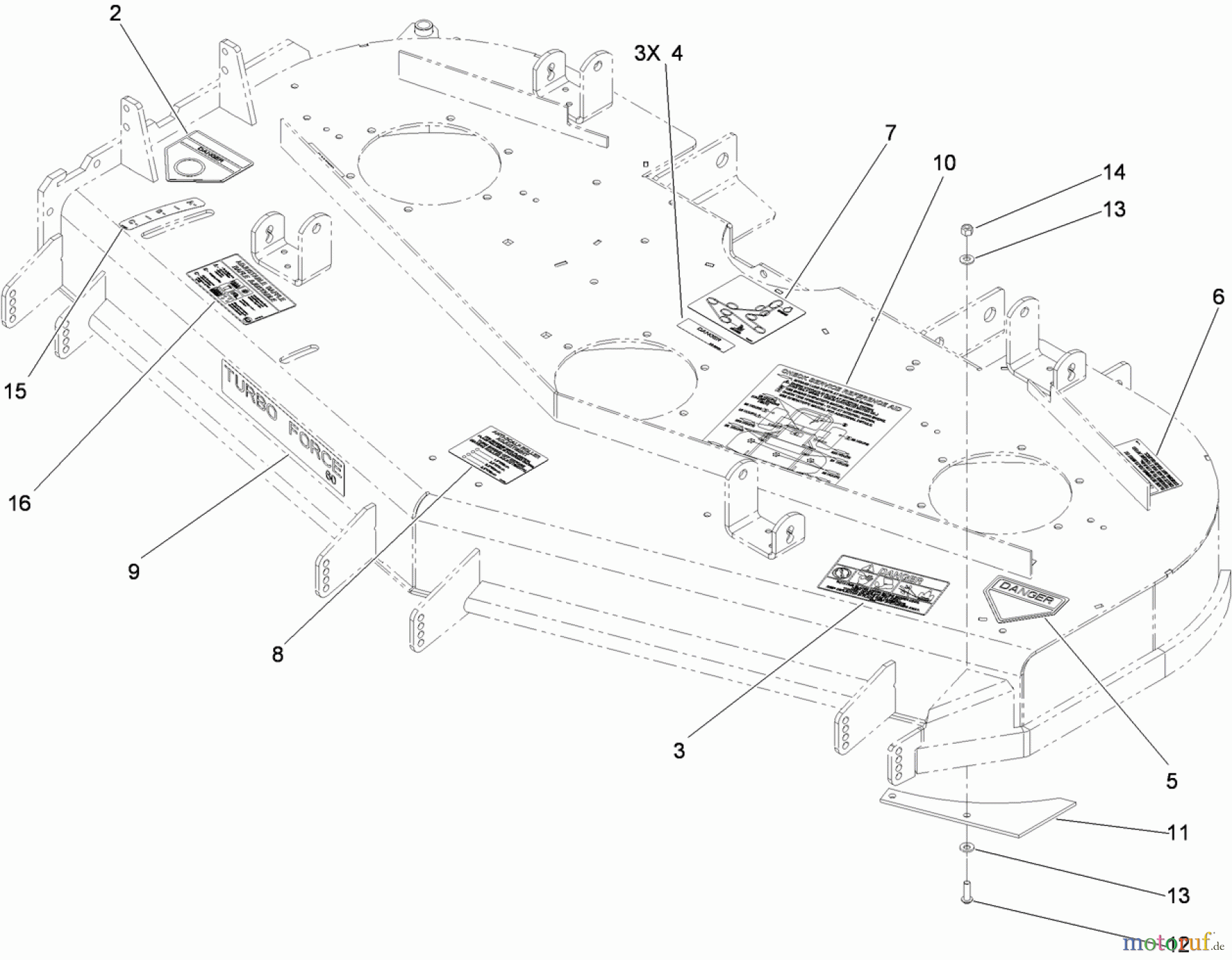  Zerto-Turn Mäher 74296 (Z500) - Toro Z Master Mower, 60