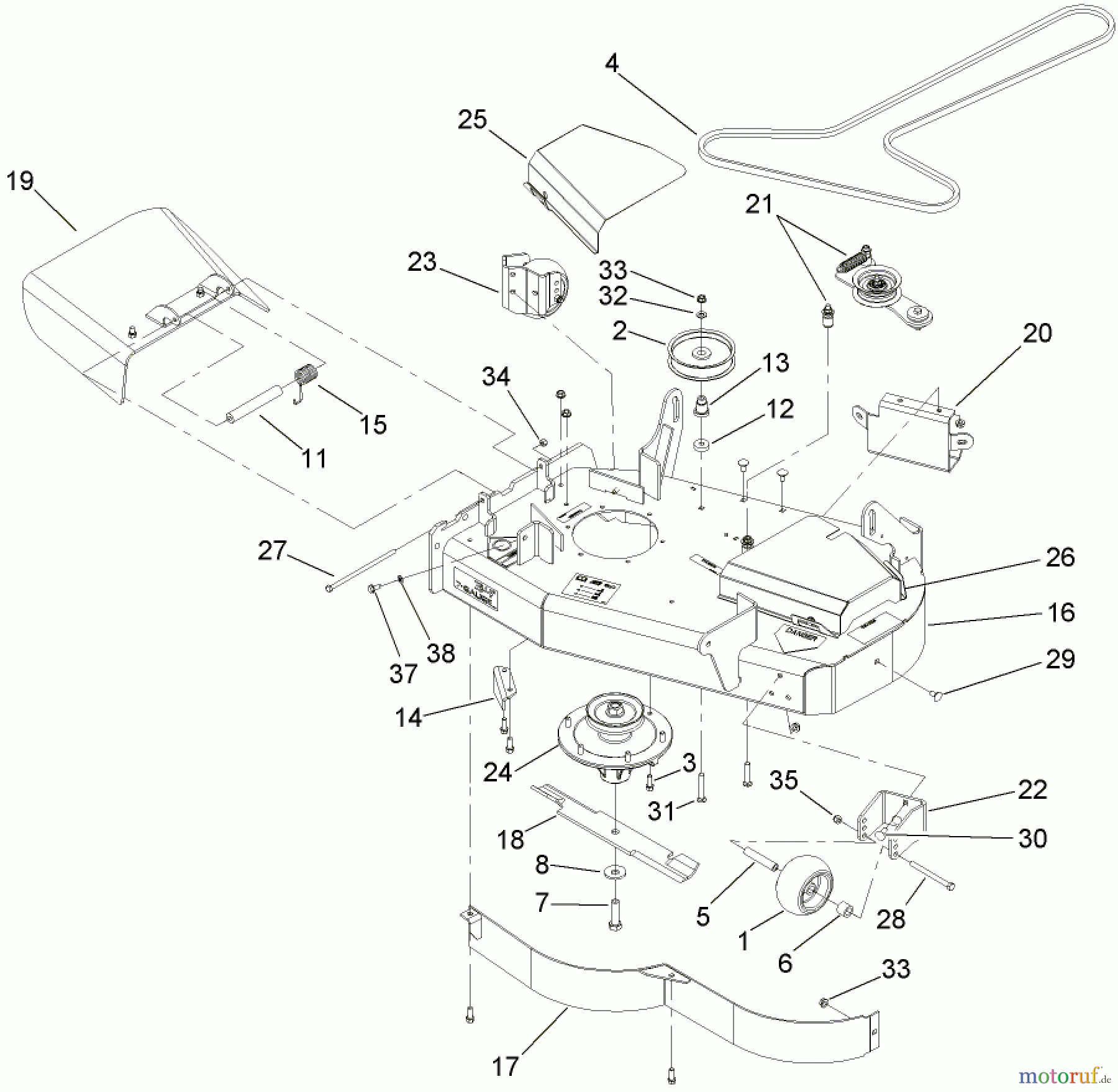  Zerto-Turn Mäher 74408 (Z300) - Toro Z Master Mower, 34