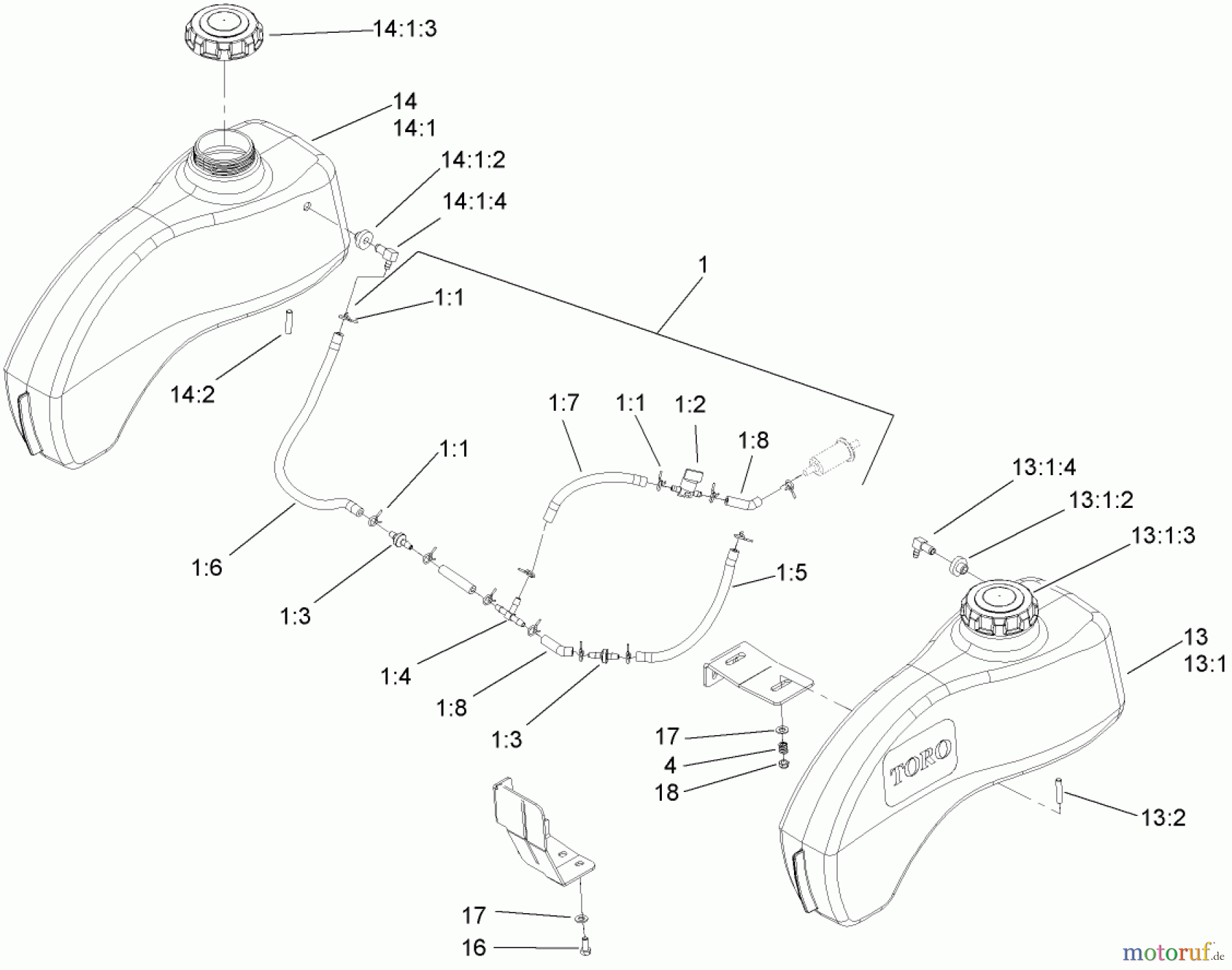  Zerto-Turn Mäher 74408 (Z300) - Toro Z Master Mower, 34