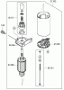 Zerto-Turn Mäher 74408 (Z334) - Toro Z Master Mower, 34" 7-Gauge Side Discharge Deck (SN: 270000701 - 270999999) (2007) Spareparts STARTER ASSEMBLY KAWASAKI FH580V-AS40-R