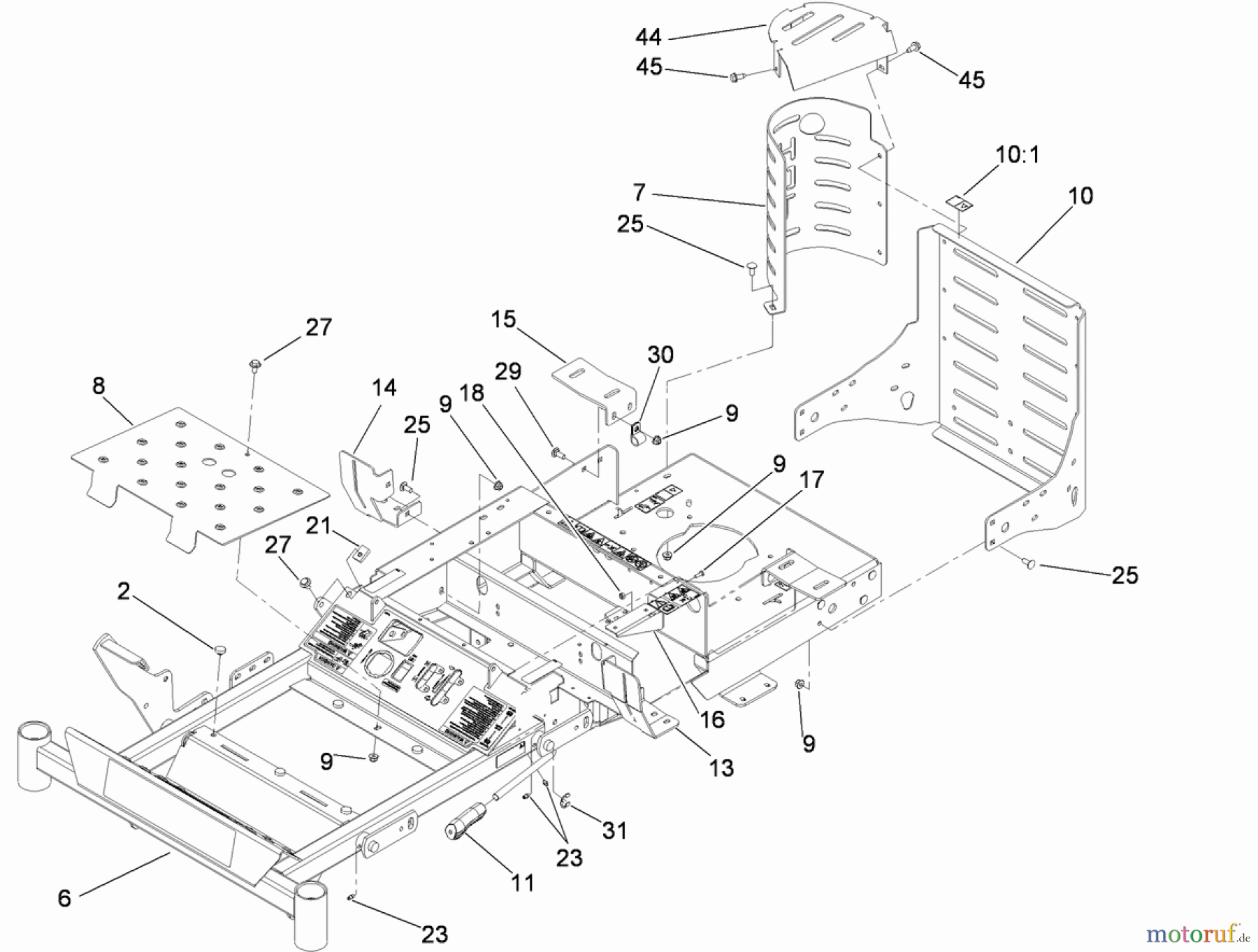  Zerto-Turn Mäher 74408 (Z300) - Toro Z Master Mower, 34