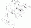 Zerto-Turn Mäher 74408 (Z334) - Toro Z Master Mower, 34" 7-Gauge Side Discharge Deck (SN: 270000001 - 270000700) (2007) Spareparts CASTER AND HEIGHT-OF-CUT ASSEMBLY