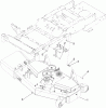 Zerto-Turn Mäher 74408 (Z334) - Toro Z Master Mower, 34" 7-Gauge Side Discharge Deck (SN: 270000001 - 270000700) (2007) Spareparts DECK CONNECTION ASSEMBLY