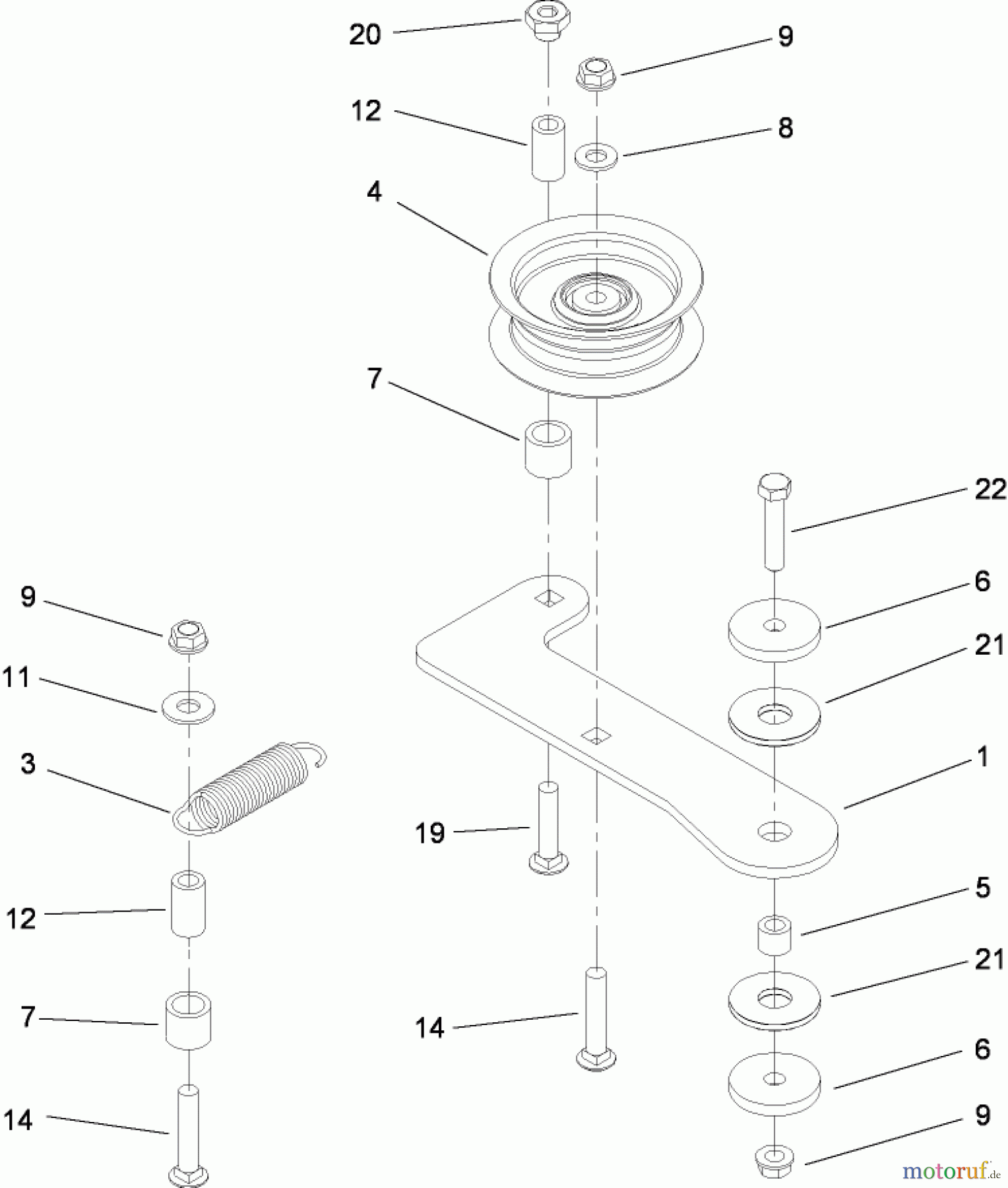  Zerto-Turn Mäher 74409CP (Z300) - Toro Z Master Mower, 40