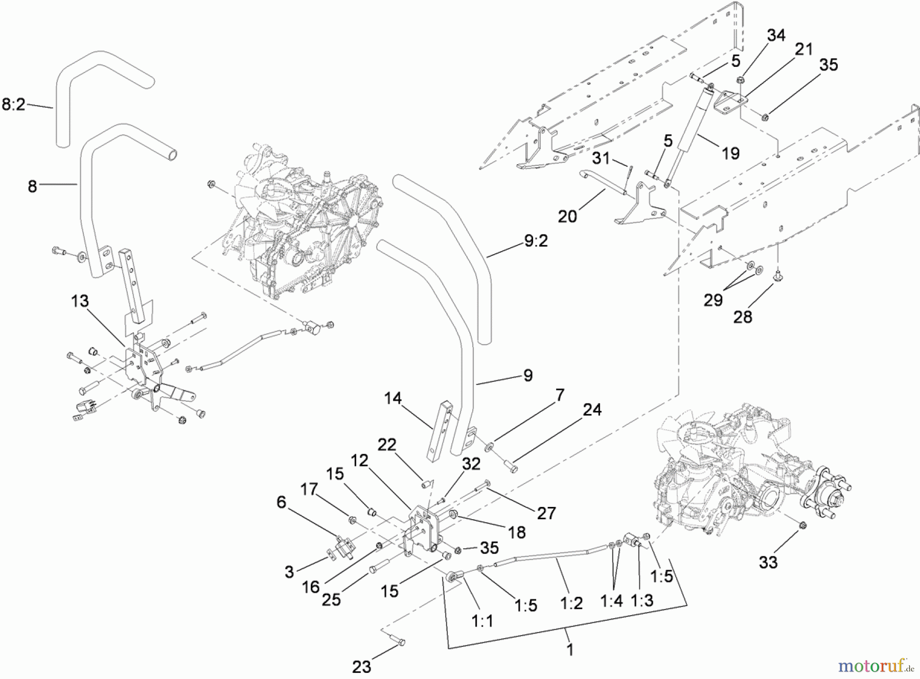  Zerto-Turn Mäher 74409CP (Z300) - Toro Z Master Mower, 40