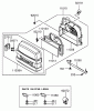 Zerto-Turn Mäher 74410 (Z400) - Toro Z Master Mower, 52" 7-Gauge Side Discharge Deck (SN: 250005001 - 250007000) (2005) Spareparts AIR FILTER AND MUFFLER ASSEMBLY KAWASAKI FH580V-AS14