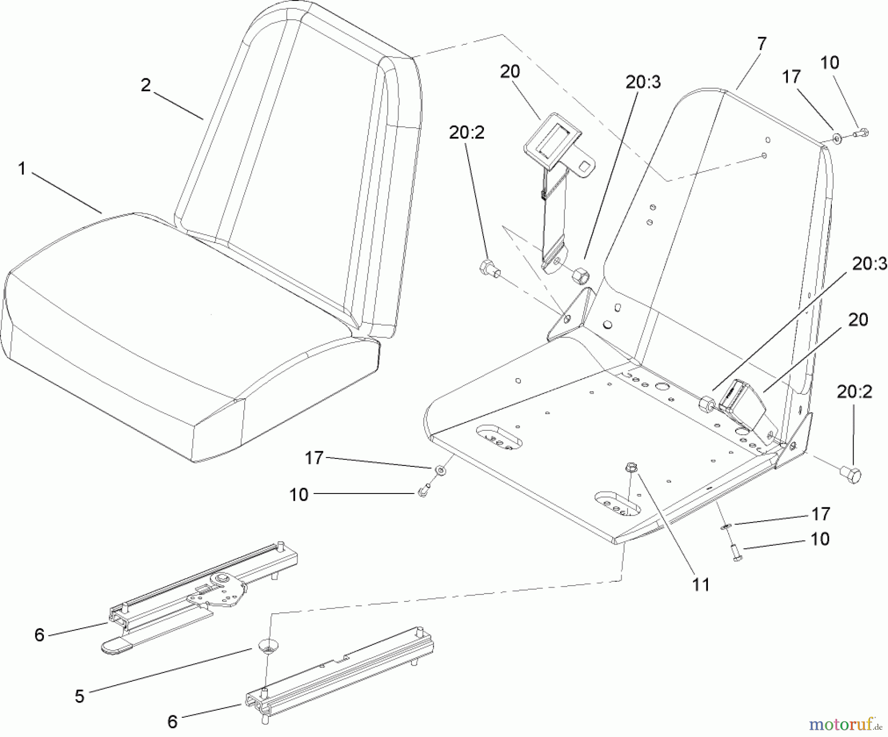  Zerto-Turn Mäher 74410 (Z400) - Toro Z Master Mower, 52