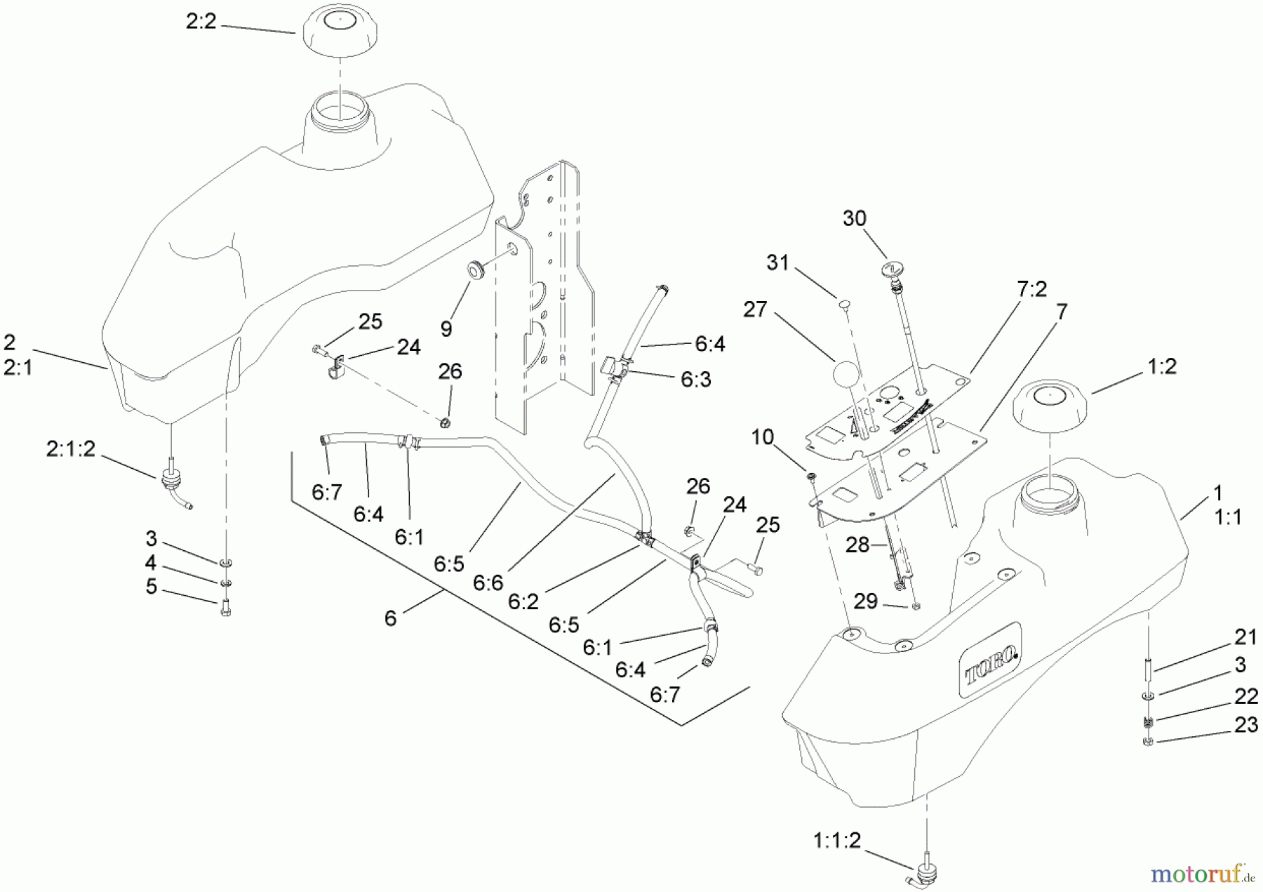  Zerto-Turn Mäher 74410 (Z400) - Toro Z Master Mower, 52