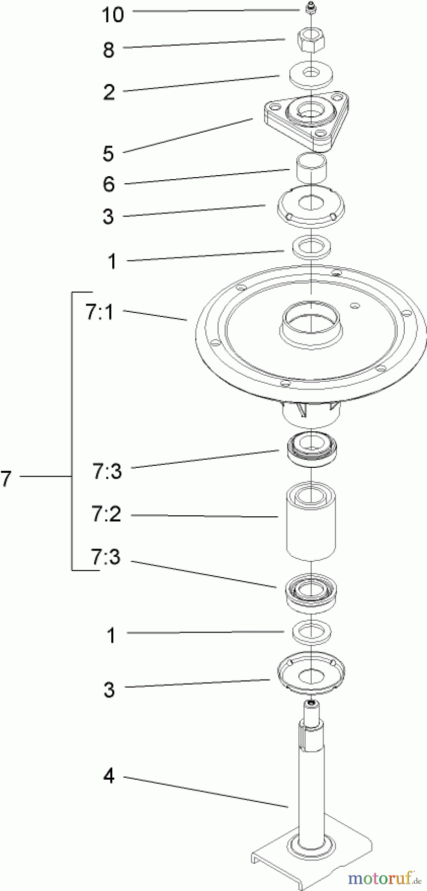  Zerto-Turn Mäher 74411 (Z149) - Toro Z Master Mower, 44