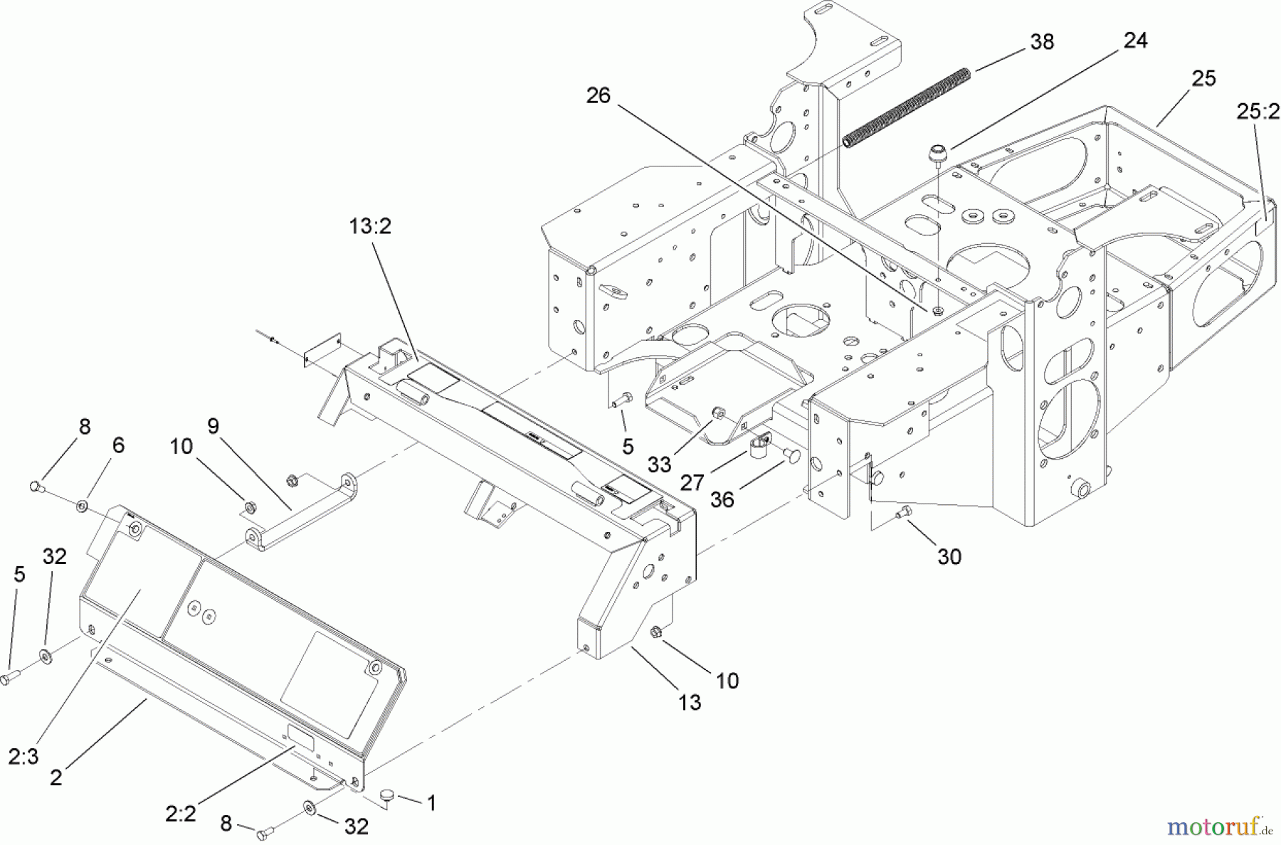  Zerto-Turn Mäher 74411 (Z149) - Toro Z Master Mower, 44