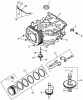 Zerto-Turn Mäher 74412 (Z400) - Toro Z Master Mower, 48" 7-Gauge Side Discharge Deck (SN: 260002001 - 260999999) (2006) Spareparts CRANKCASE ASSEMBLY KOHLER CV493S 27528