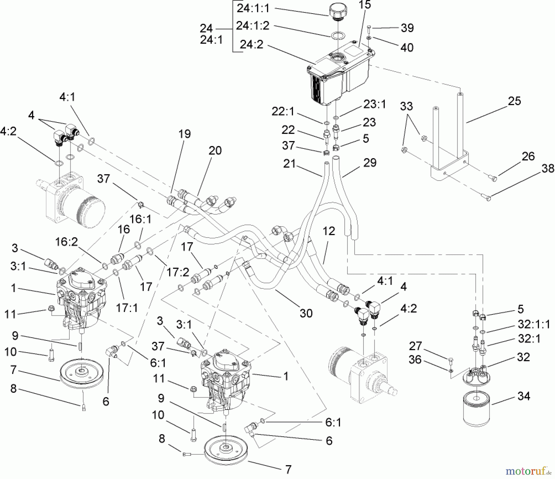  Zerto-Turn Mäher 74412 (Z400) - Toro Z Master Mower, 48