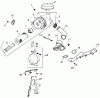 Zerto-Turn Mäher 74414 (Z450) - Toro Z Master Mower, 52" TURBO FORCE Side Discharge Deck (SN: 250005001 - 250999999) (2005) Spareparts AIR INTAKE / FILTRATION ASSEMBLY KOHLER CV20S-65601