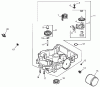 Zerto-Turn Mäher 74414 (Z450) - Toro Z Master Mower, 52" TURBO FORCE Side Discharge Deck (SN: 250005001 - 250999999) (2005) Spareparts OIL PAN / LUBRICATION ASSEMBLY KOHLER CV20S-65601