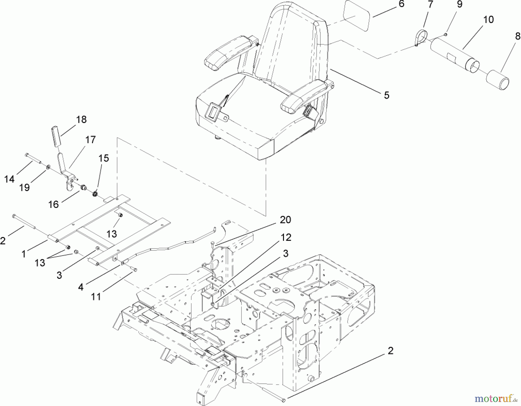  Zerto-Turn Mäher 74414 (Z450) - Toro Z Master Mower, 52