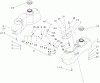 Zerto-Turn Mäher 74416 (Z450) - Toro Z Master Mower, 52" TURBO FORCE Side Discharge Deck (SN: 280000001 - 280999999) (2008) Spareparts FUEL SYSTEM ASSEMBLY