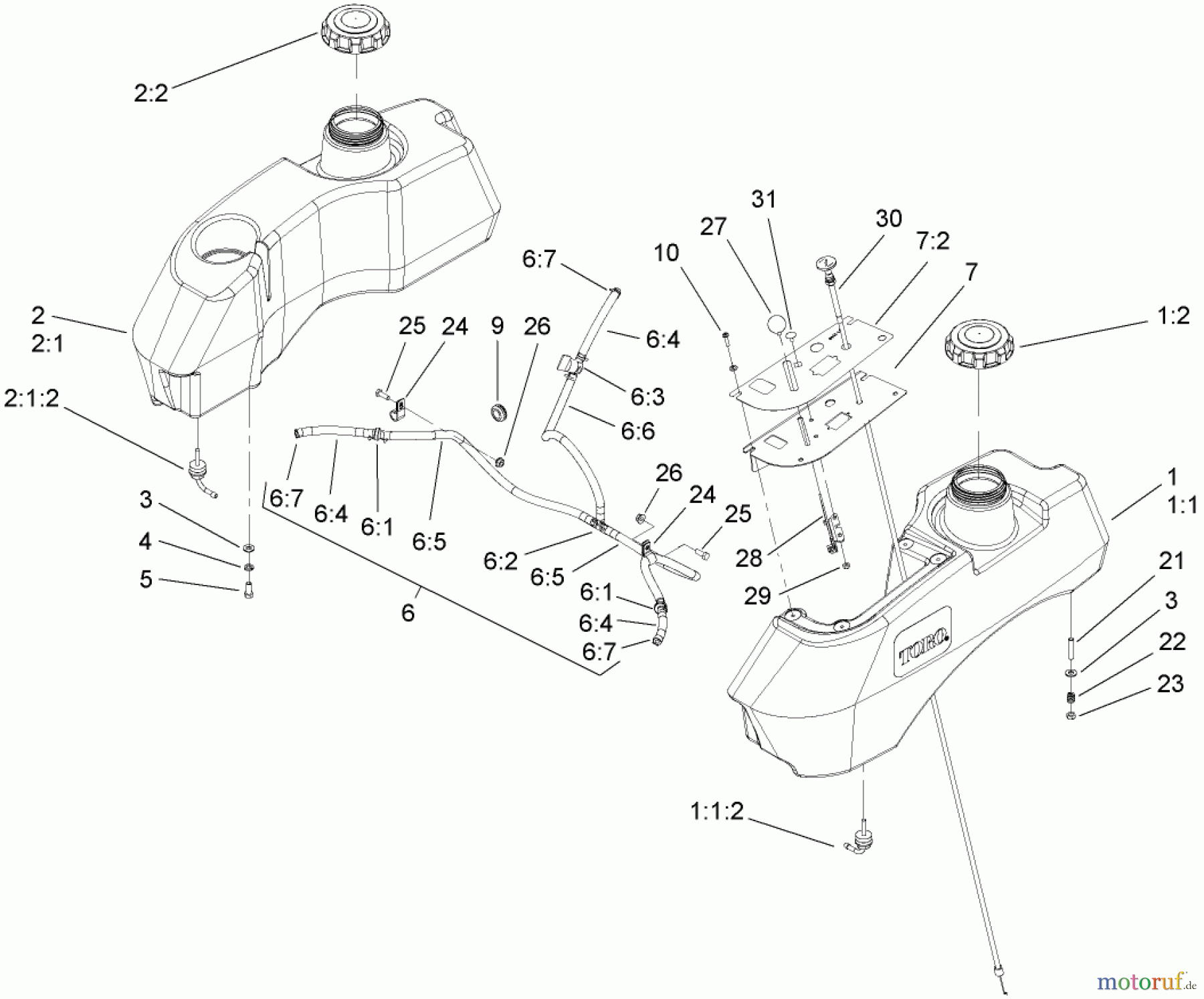  Zerto-Turn Mäher 74416 (Z450) - Toro Z Master Mower, 52